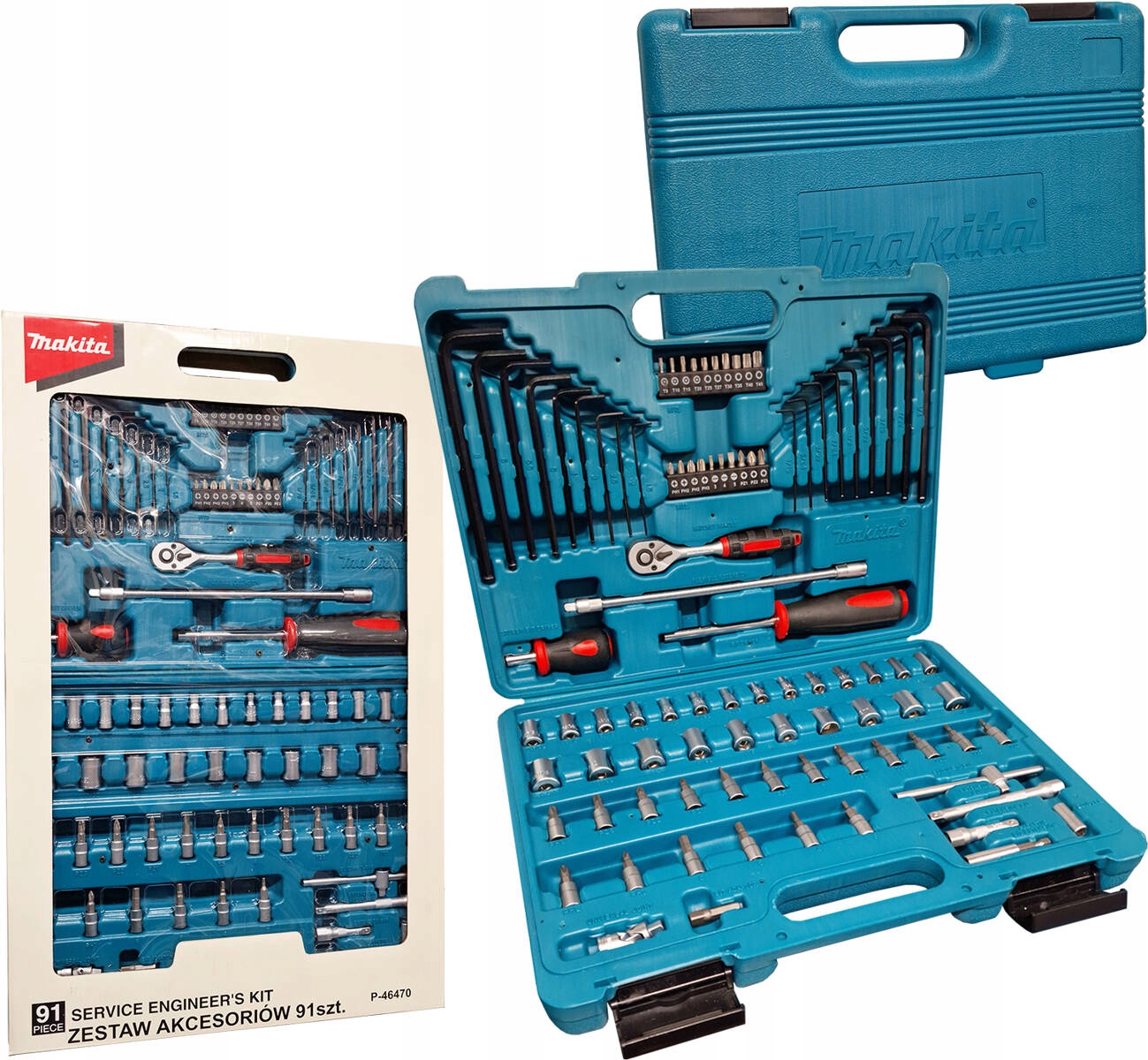 Sada príslušenstva Makita P-46470 91 ks.